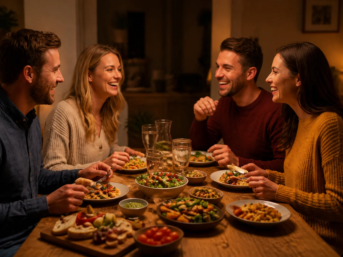 Samen genieten van een ontspannen diner